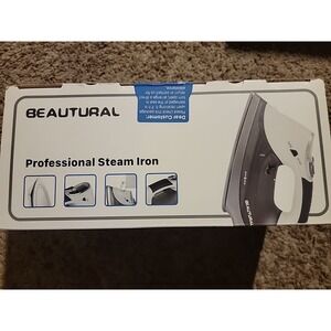 BEAUTURAL Professional Steam Iron Powerful with Ceramic Soleplate New